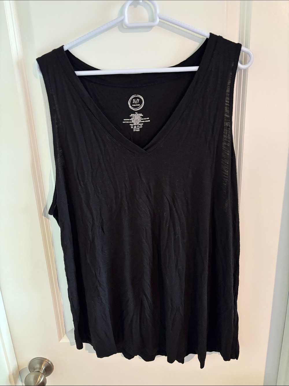 Maurices Black V-Neck Sleeveless Tank